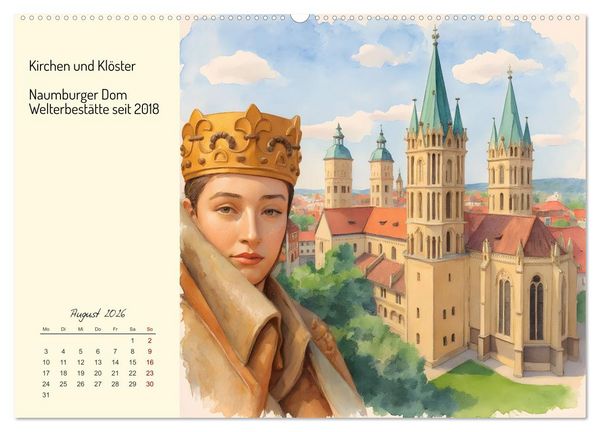 Produktbild: Welterbest&auml;tten Deutschlands (Wandkalender 2026 DIN A2 quer), CALVENDO Monatskalender