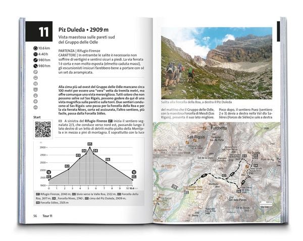 Produktbild: KOMPASS guida escursionistica Val Gardena, Val di Funes, Alpe di Siusi, 55 itinerari