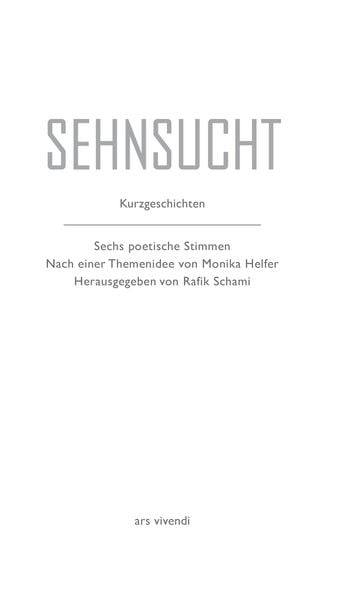 Produktbild: Sehnsucht