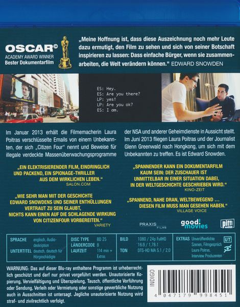 Produktbild: Citizenfour (OmU)
