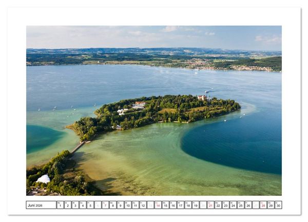 Produktbild: Bodensee 2026 (Wandkalender 2026 DIN A4 quer), CALVENDO Monatskalender
