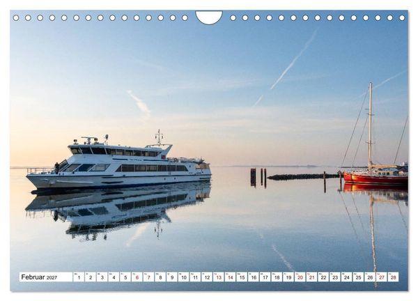 Produktbild: Schiff und Segel - HIDDENSEE (Wandkalender 2027 DIN A4 quer), CALVENDO Monatskalender