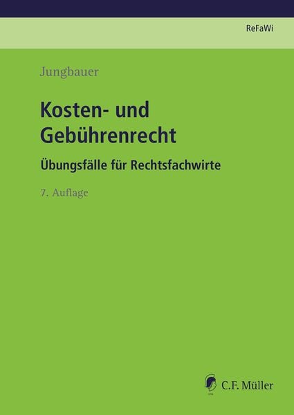 Produktbild: Kosten- und Geb&uuml;hrenrecht