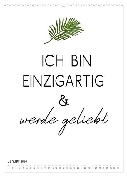 Produktbild: Motivation (hochwertiger Premium Wandkalender 2026 DIN A2 hoch), Kunstdruck in Hochglanz
