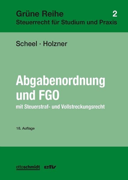 Produktbild: Abgabenordnung und FGO