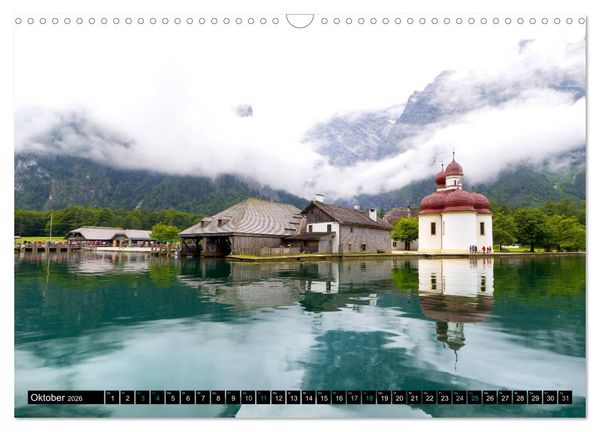 Produktbild: St. Bartholom&auml; und der K&ouml;nigssee (Wandkalender 2026 DIN A3 quer), CALVENDO Monatskalender