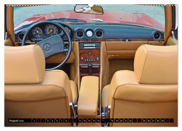 Produktbild: Ein Stern f&uuml;r Amerika - Mercedes Benz 560 SL (hochwertiger Premium Wandkalender 2025 DIN A2 quer), Kunstdruck in Hochglanz