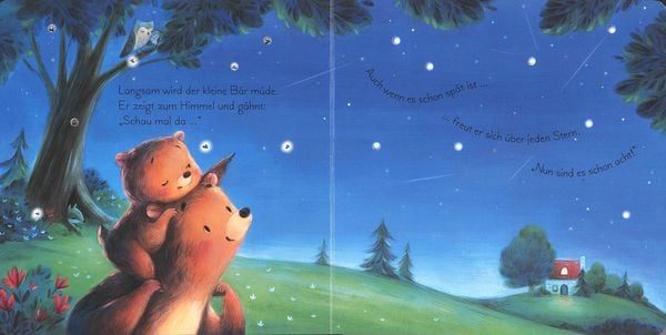 Produktbild: Mein leuchtendes Gute-Nacht-Buch: Der kleine B&auml;r z&auml;hlt die Sterne