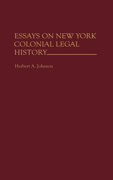 Produktbild: Essays on New York Colonial Legal History