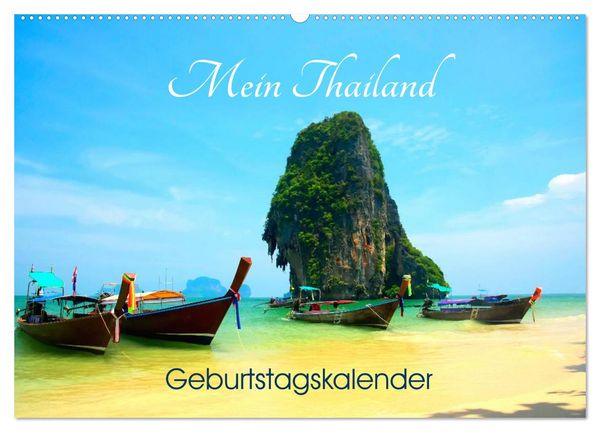 Produktbild: Mein Thailand - Geburtstagskalender (Wandkalender 2026 DIN A2 quer), CALVENDO Monatskalender