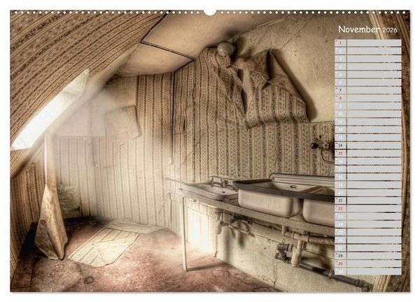 Produktbild: Lost Places - verlassene Orte (Wandkalender 2026 DIN A2 quer), CALVENDO Monatskalender
