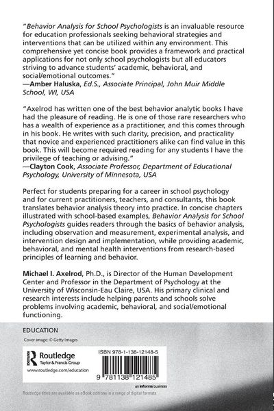 Produktbild: Behavior Analysis for School Psychologists