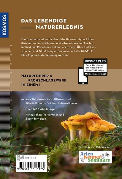Produktbild: Der gro&szlig;e Kosmos-Naturf&uuml;hrer Tiere und Pflanzen