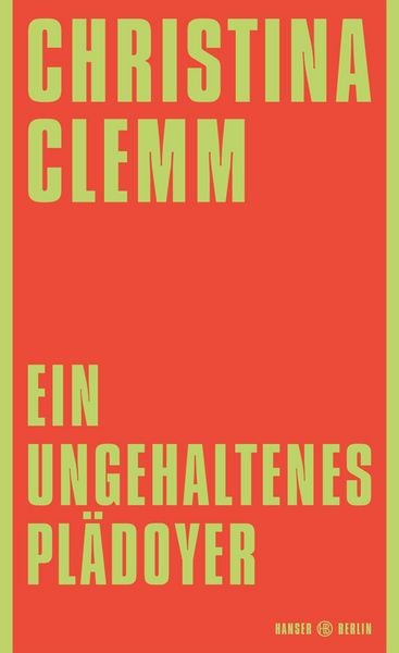 Produktbild: Ein ungehaltenes Pl&auml;doyer