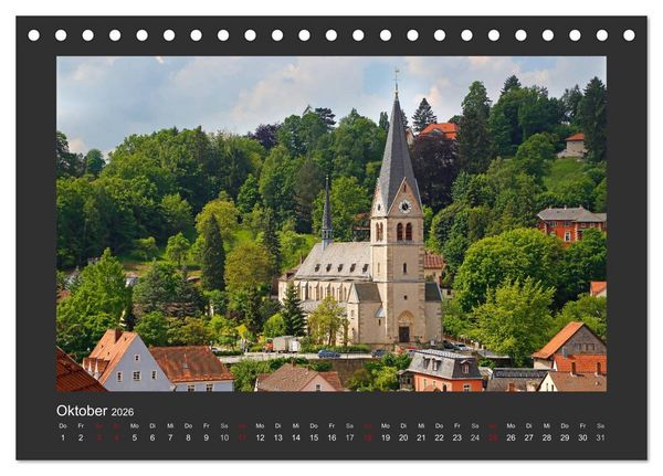 Produktbild: Kulmbach (Tischkalender 2026 DIN A5 quer), CALVENDO Monatskalender