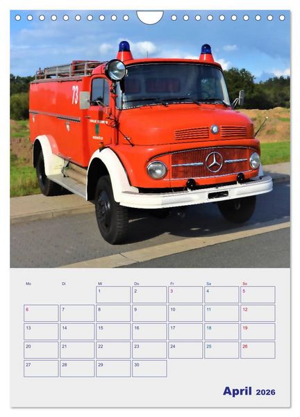 Produktbild: FEUERWEHR-Legende (Wandkalender 2026 DIN A4 hoch), CALVENDO Monatskalender