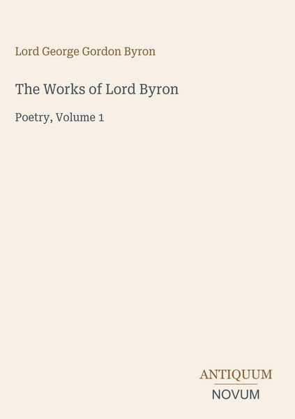 Produktbild: The Works of Lord Byron