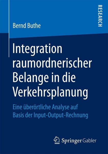Produktbild: Integration raumordnerischer Belange in die Verkehrsplanung