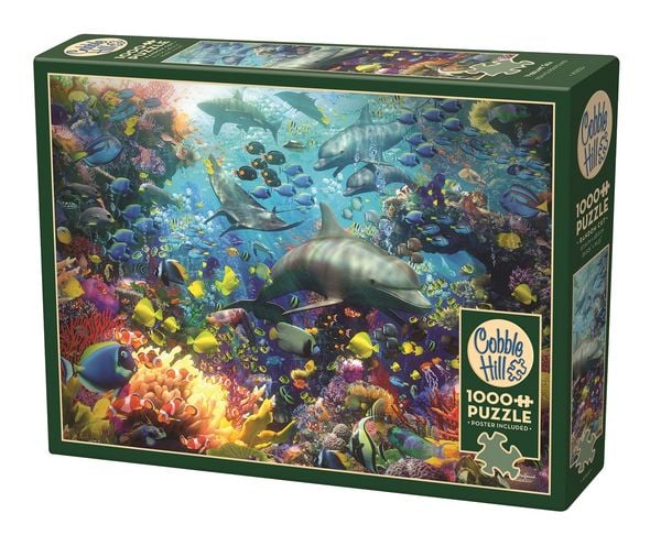 Produktbild: COBBLE HILL PUZZLES - Lebendiges Meer 1000 Teile