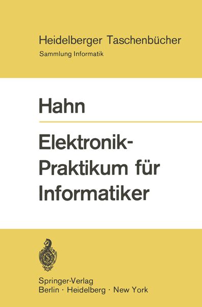 Produktbild: Elektronik-Praktikum f&uuml;r Informatiker