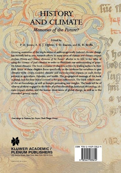 Produktbild: History and Climate