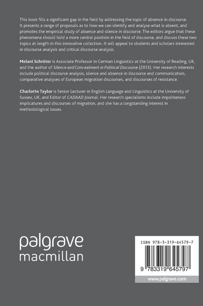 Produktbild: Exploring Silence and Absence in Discourse