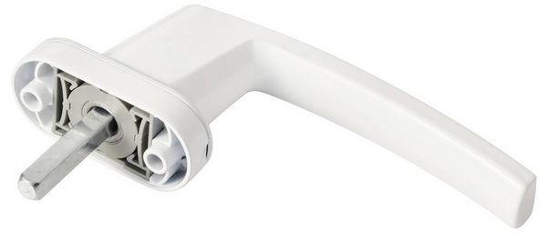 Produktbild: Sygonix SY-7065784 Fenstergriff abschlie&szlig;bar Wei&szlig;