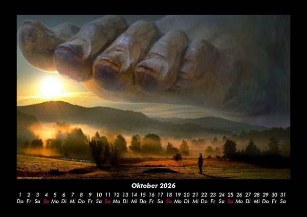 Produktbild: Mit Fantasy durch's Jahr 2026 Fotokalender DIN A3