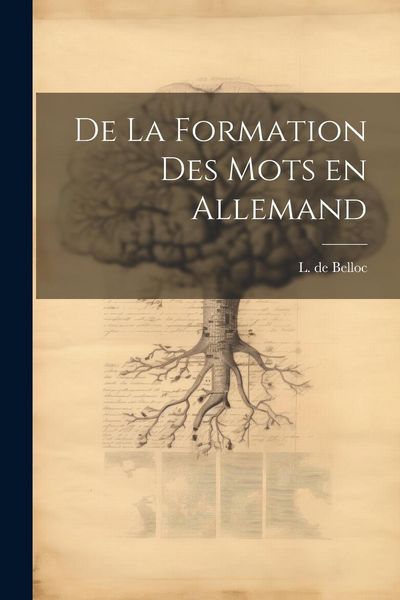 Produktbild: De la formation des mots en allemand