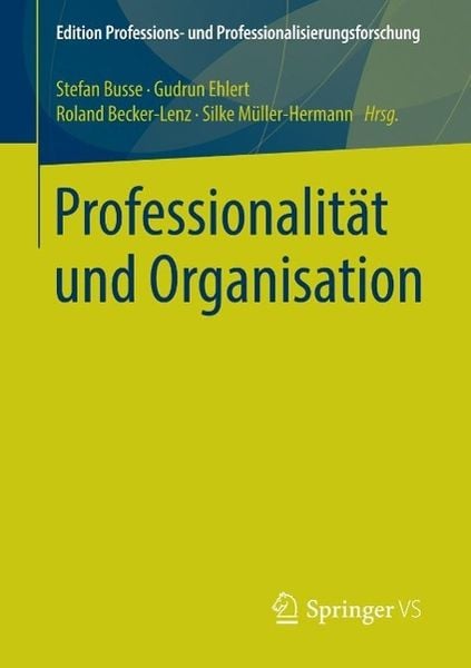 Produktbild: Professionalit&auml;t und Organisation