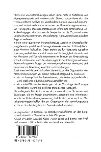 Produktbild: Organisation von Netzwerken