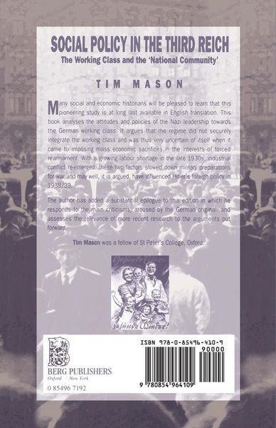 Produktbild: Social Policy in the Third Reich