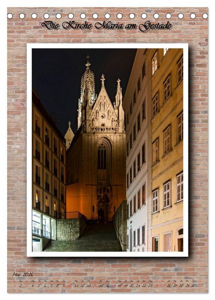 Produktbild: Wiener Melange - Ein Streifzug durch das sch&ouml;ne Wien (Tischkalender 2026 DIN A5 hoch), CALVENDO Monatskalender