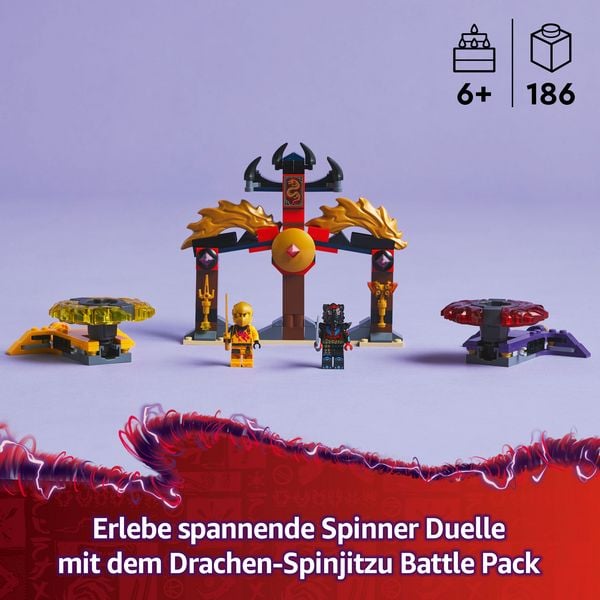 Produktbild: LEGO NINJAGO Drachen-Spinjitzu Battle Pack - Ninja Spielzeug 71826