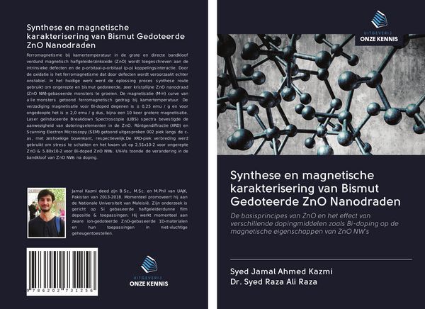 Produktbild: Synthese en magnetische karakterisering van Bismut Gedoteerde ZnO Nanodraden
