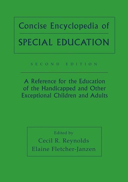 Produktbild: Concise Encyclopedia of Special Education