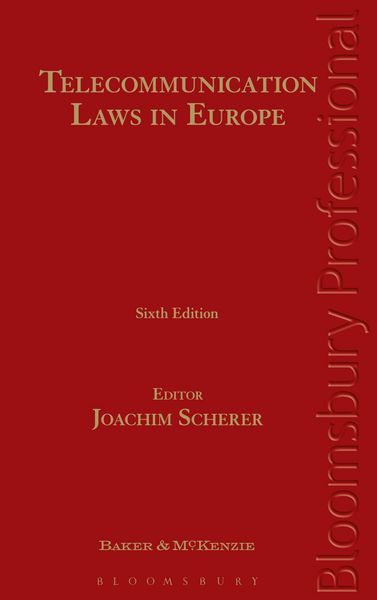 Produktbild: Scherer, J: Telecommunication Laws in Europe