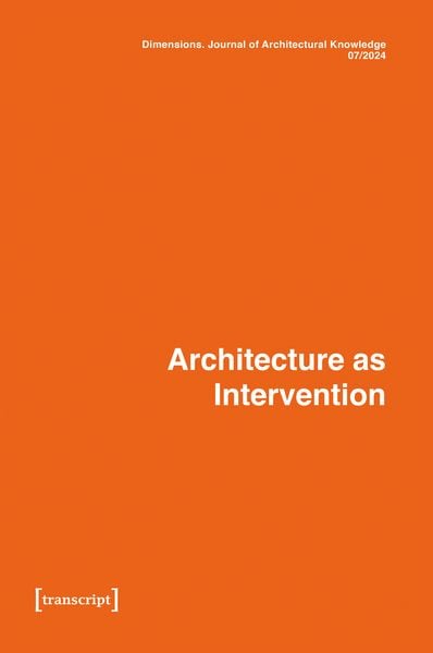 Produktbild: Dimensions. Journal of Architectural Knowledge