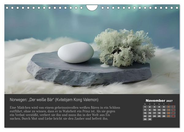 Produktbild: 12 M&auml;rchen unserer Welt (Wandkalender 2027 DIN A4 quer), CALVENDO Monatskalender