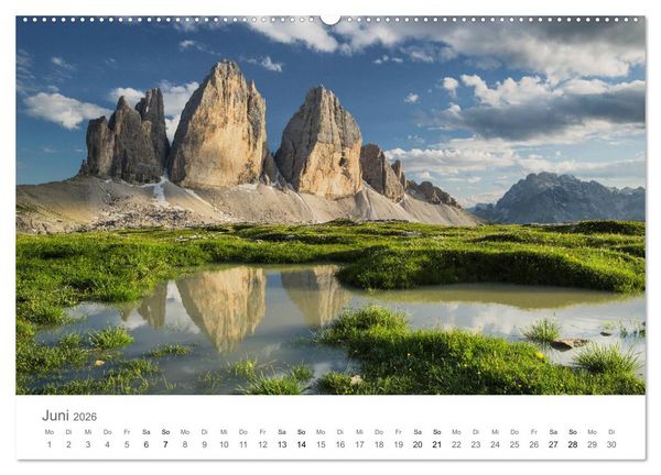 Produktbild: Die Sch&ouml;nheit der Alpen (hochwertiger Premium Wandkalender 2026 DIN A2 quer), Kunstdruck in Hochglanz