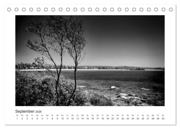 Produktbild: SYDNEY Monochrom (Tischkalender 2026 DIN A5 quer), CALVENDO Monatskalender