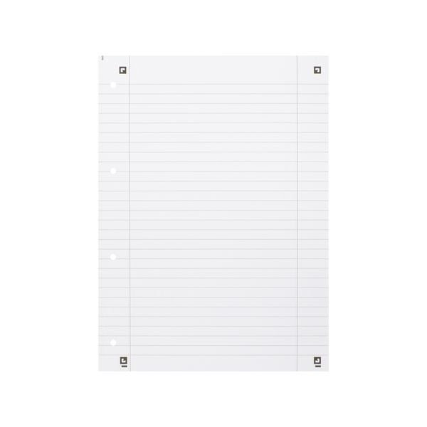 Produktbild: OXFORD Collegeblock A4+ 80 Blatt, liniert mit Rand links und rechts, 90 g/m&sup2;, 4fach gelocht