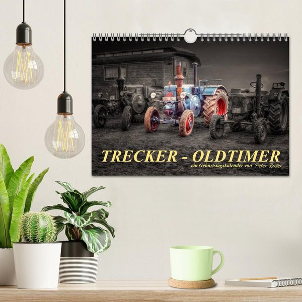 Produktbild: Trecker - Oldtimer / Geburtstagskalender (Wandkalender 2026 DIN A4 quer), CALVENDO Monatskalender