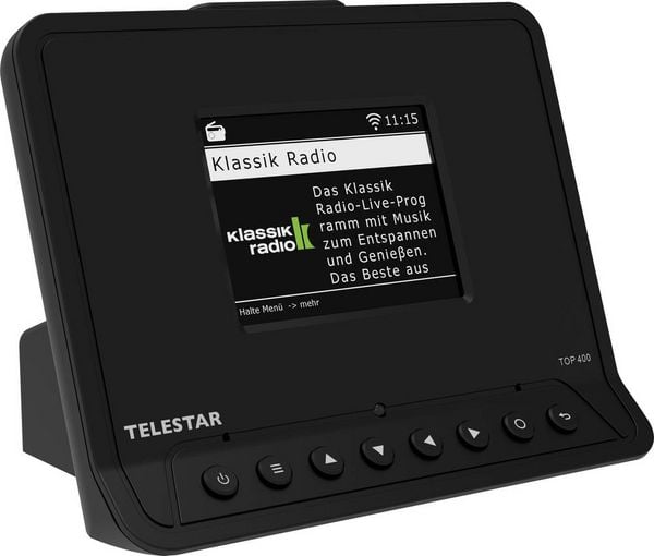 Telestar TOP 400 Schwarz Internetradio HiFi-Tuner Schwarz -