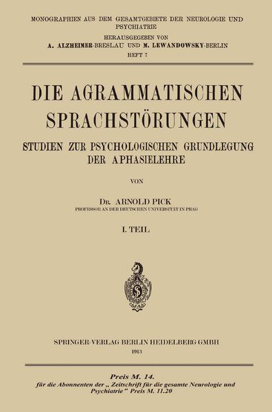 Produktbild: Die Agrammatischen Sprachst&ouml;rungen