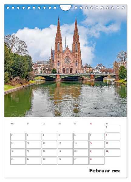Produktbild: Stra&szlig;burg - Urlaubsplaner (Wandkalender 2026 DIN A4 hoch), CALVENDO Monatskalender