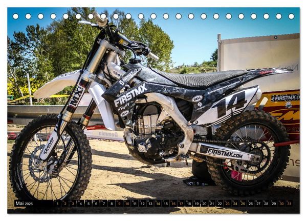 Produktbild: MX-Racing (Tischkalender 2026 DIN A5 quer), CALVENDO Monatskalender