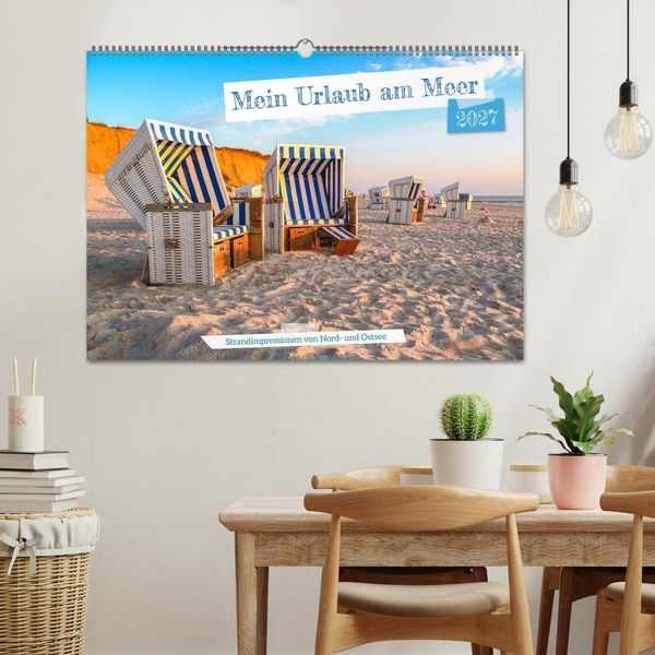 Produktbild: Mein Urlaub am Meer (Wandkalender 2027 DIN A2 quer), CALVENDO Monatskalender