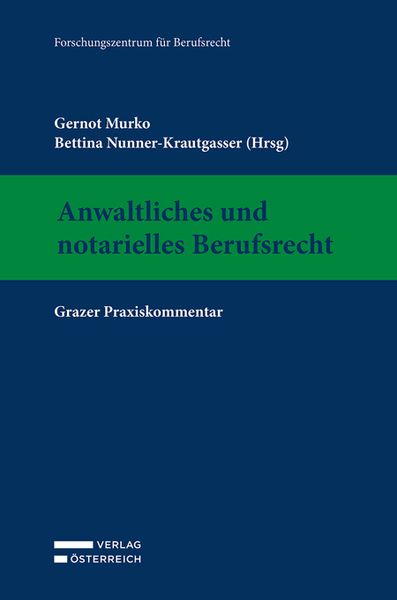 Produktbild: Anwaltliches und notarielles Berufsrecht