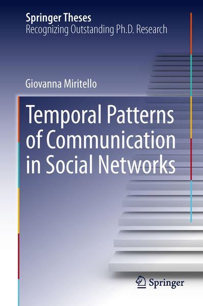 Produktbild: Temporal Patterns of Communication in Social Networks